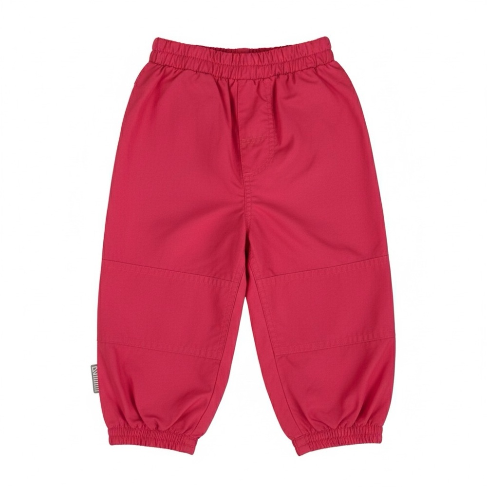 Red Unisex Baby Lined Waterproof Pants